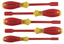 Wiha® Tools SoftFinish® Insulated Nut Driver Sets Wiha® Tools SoftFinish® Insulated Nut Driver Sets