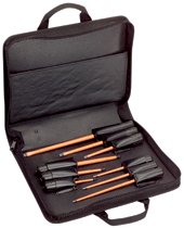 Klein Tools 9 Pc. Cushion Grip Insulated Screwdriver Kits