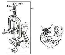 Ridgid® 25 Bench Chain Vise Base with Spools Ridgid® 25 Bench Chain Vise Base with Spools
