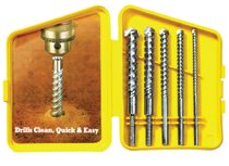 Irwin Hanson® 611 Series Carbide-Tipped Rotary Hammer Masonry Drill Bit Sets Irwin Hanson® 611 Series Carbide-Tipped Rotary Hammer Masonry Drill Bit Sets