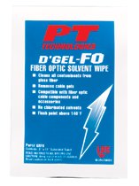 PT Technologies D&#39;Gel&reg;-FO Fiber Optic Solvent Wipes