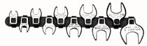 Wright Tool 10 Pc. Crowfoot Wrench Sets
