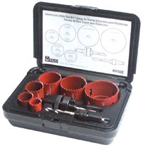 M.K. Morse Electricians 8-Piece Bimetal Hole Saw Kits