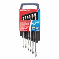 Crescent&reg; 6 Piece SAE/Metric Combination Wrench Sets