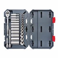 Crescent&reg; 25 Piece 3/8" Drive Standard &amp; Deep Socket Sets