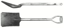 Ampco Safety Tools Square Point Shovels