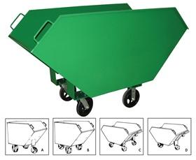 STEEL TILT TRUCKS - 3 &4 WHEEL
