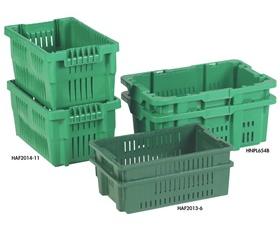 VENTILATED STACK-N-NEST CONTAINERS FOR PARTS HANDLING