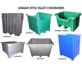 UNIQUE-STYLE PALLET CONTAINERS