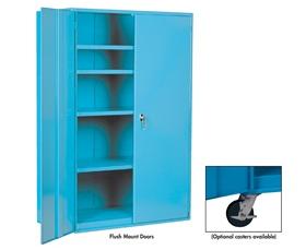 EXTRA HEAVY-DUTY STORAGE CABINET - WITH CASTERS