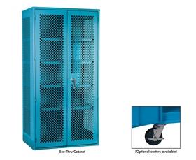 EXTRA HEAVY-DUTY STORAGE CABINET - SEE-THRU CABINET