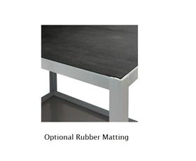 PORTABLE TABLE WITH HANDLE - OPTIONAL RUBBER MATTING