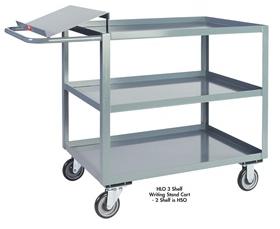 ORDER PICKING SHELF CARTS WITH WRITING STAND HANDLE