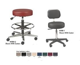 ROUND STOOLS - VINYL SEAT