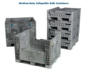 MEDIUM-DUTY COLLAPSIBLE BULK CONTAINERS