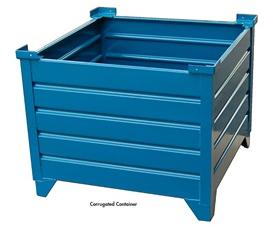 CORRUGATED BULK STEEL CONTAINERS
