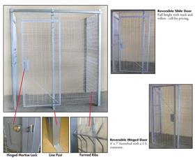WELDED WIRE PARTITIONS & SECURITY CAGES
