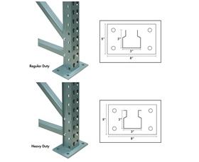 JAKEN PALLET RACK UPRIGHTS