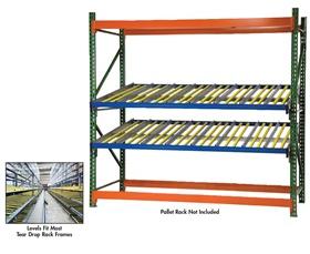 PALLET RACK GRAVITY FLOW LEVEL ACCESSORIES