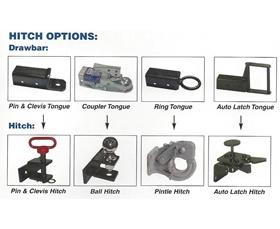 PRECISION-TRACK QUAD STEER TRAILERS - DRAWBAR & HITCH