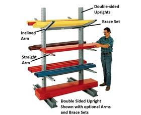 BRACES FOR  SERIES 1000 MEDIUM-DUTY CANTILEVER RACKS