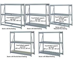 PRE-ENGINEERED BULK STORAGE RACKS - 72" H.