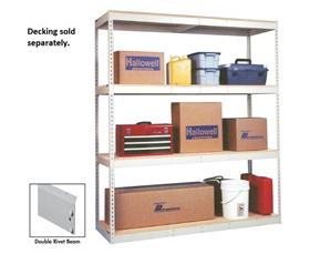 HALLOWELL RIVETWELL SHELVING WITH DOUBLE RIVET BEAM