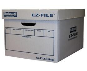 HALLOWELL RECORD STORAGE BOXES