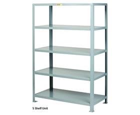ALL-WELDED HEAVY-DUTY STEEL SHELVING