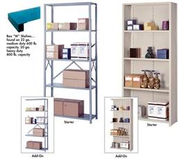 EXTRA SHELVES FOR HEAVY DUTY 36" W. INDUSTRIAL SHELVING