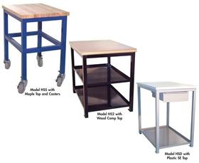 SHOP STANDS WITH MAPLE TOP