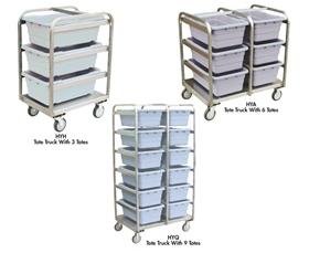 STAINLESS STEEL TRANSPORTERS - TOTE TRUCKS