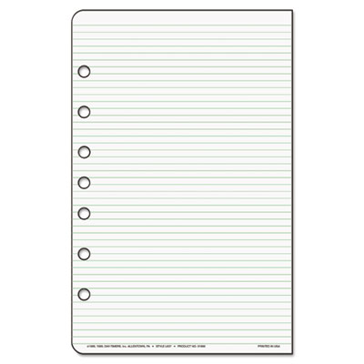 Day-Timer&reg; Lined Pages