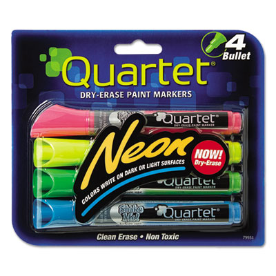 Quartet&reg; Neon Dry Erase Marker Set