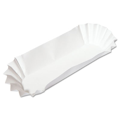 Hoffmaster&reg; Fluted Hot Dog Trays