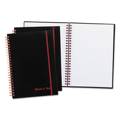 Black n&#39; Red&trade; Twinwire Semi-Rigid Plastic-Cover Notebook Plus Pack
