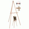 MasterVision&reg; Oak Display Tripod Easel