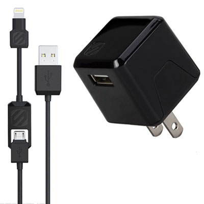 Scosche&reg; superCUBE Flip Wall Charger