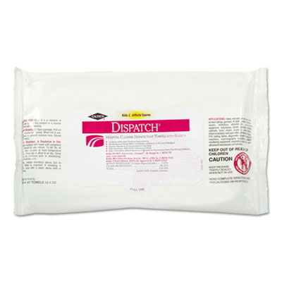 Clorox&reg; Healthcare&reg; Dispatch&reg; Hospital Cleaner Disinfectant Towels with Bleach