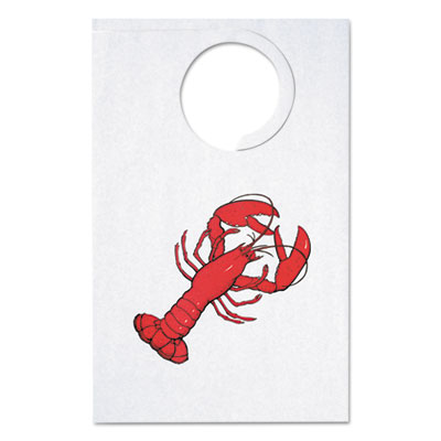 Hoffmaster&reg; Disposable Tissue/Poly-Backed Bib