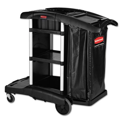 Rubbermaid&reg; Commercial Executive High Capacity Janitorial Cleaning Cart