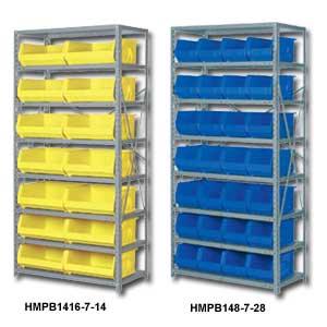SHELF SYSTEMS WITH HOPPER FRONTS