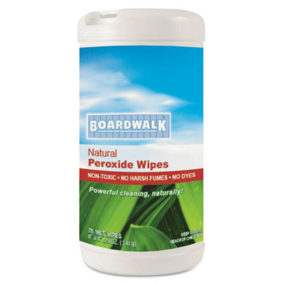 Boardwalk&reg; Natural Multi-Purpose Hydrogen Peroxide Wipes