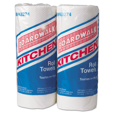 Boardwalk&reg; Household Perforated Paper Towel Rolls