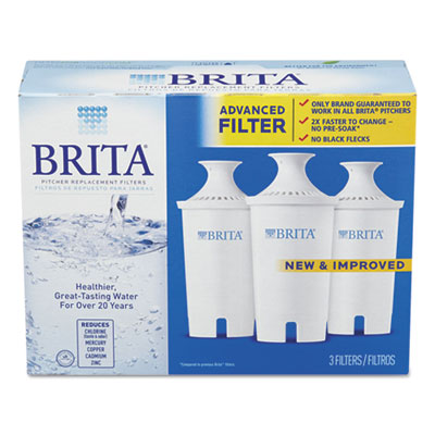 Brita&reg; Water Filter Pitcher Advanced Replacement Filters