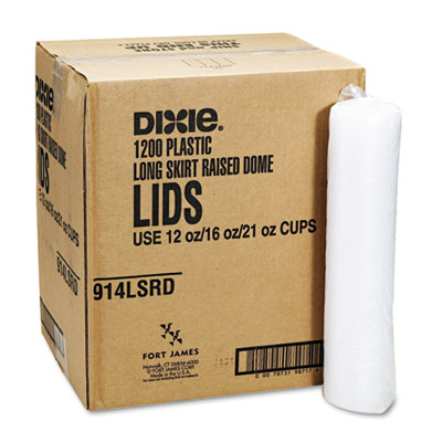 Dixie&reg; Plastic Lids for Pathways&reg; Cold Cups