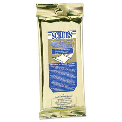 SCRUBS&reg; Metal Polish Wipes