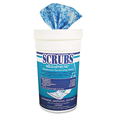 SCRUBS&reg; MEDAPHENE&reg; Disinfectant Deodorizing Wipes