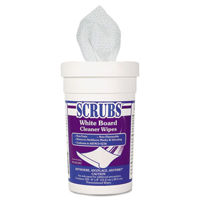 SCRUBS&reg; White Board Cleaner Wipes