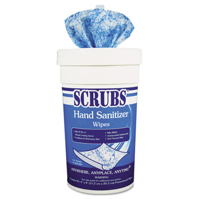 SCRUBS&reg; Antimicrobial Hand Sanitizer Wipes